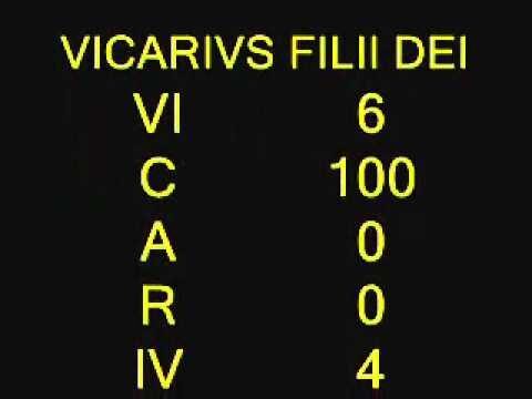 Decoding Vicarius Filii Dei: Unveiling the Roman Numerals Mystery